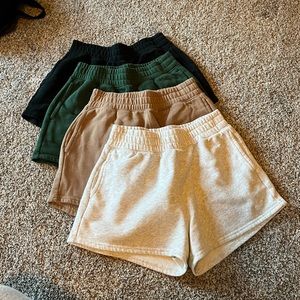 Hollister fleece sweatshorts bundle